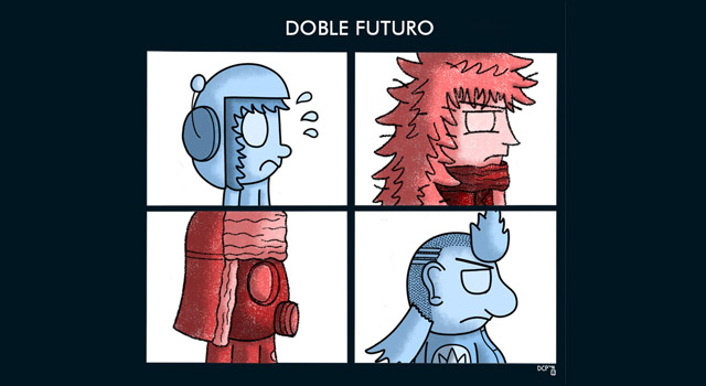 Diego Canalejas presenta 'Doble Futuro' en El Armadillo Ilustrado