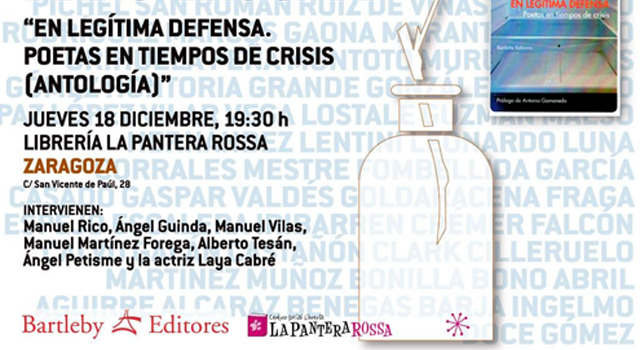 En legítima defensa. Poetas en tiempos de crisis. Antología