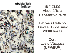 infieles de abdelá taia el día 12 06 2014 a las 20 00 horas en librería