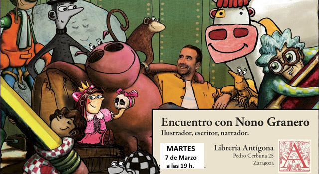 Nono Granero en Librería Antígona