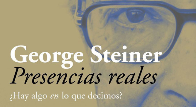 La librería Ars celebra una tertulia alrededor del libro Presencias reales, de George Steiner